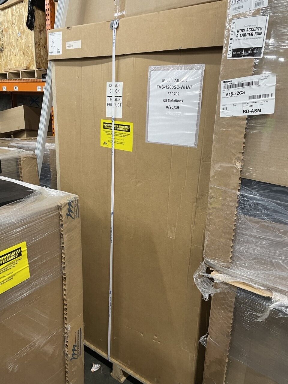 Middle Atlantic FVS-1200SC-WHA7 FlexView Series IFP Mobile 60-102" Display Cart - Image 3