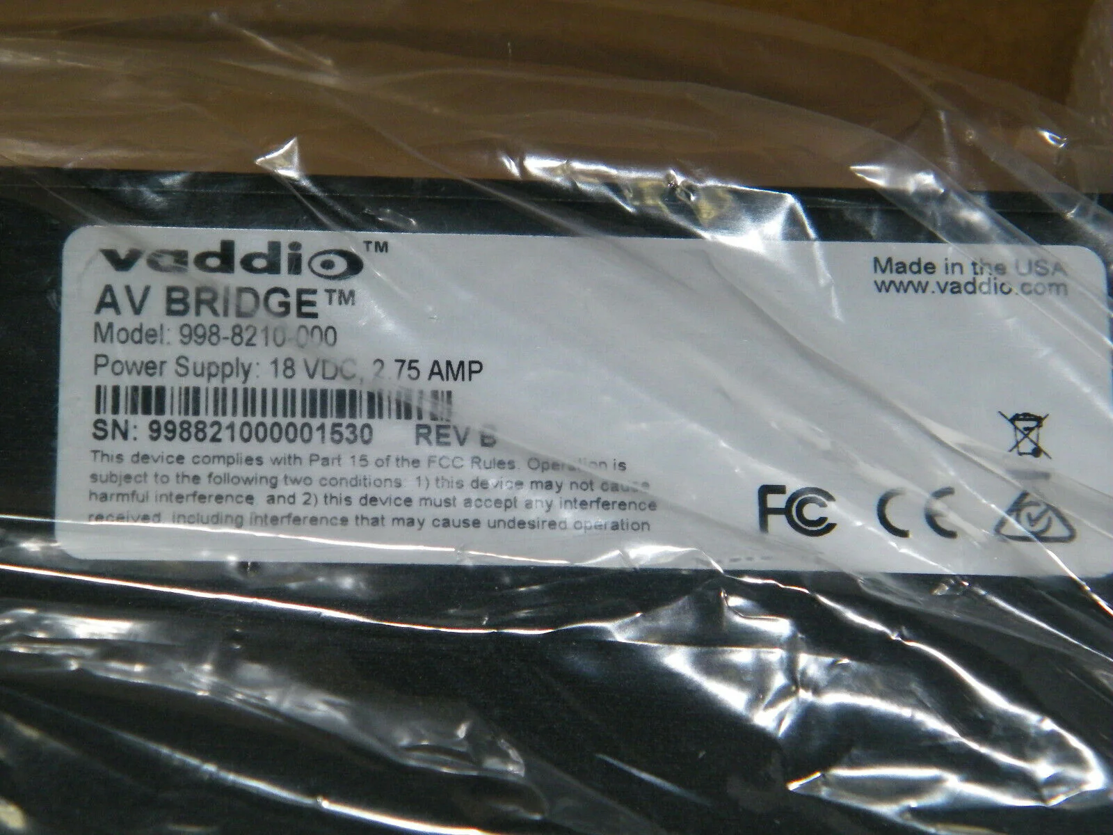 Vaddio AV Bridge / 998-8210-000 / HD Media Streaming - Image 4